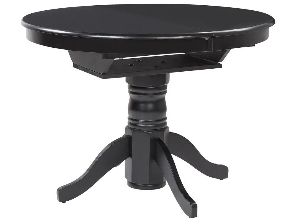Extending Dining Table AKRON Black 106/150 cm 106 cm_927574