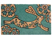 Doormat CLARK Teal 45 x 75 cm Rabbit Coir_1050976