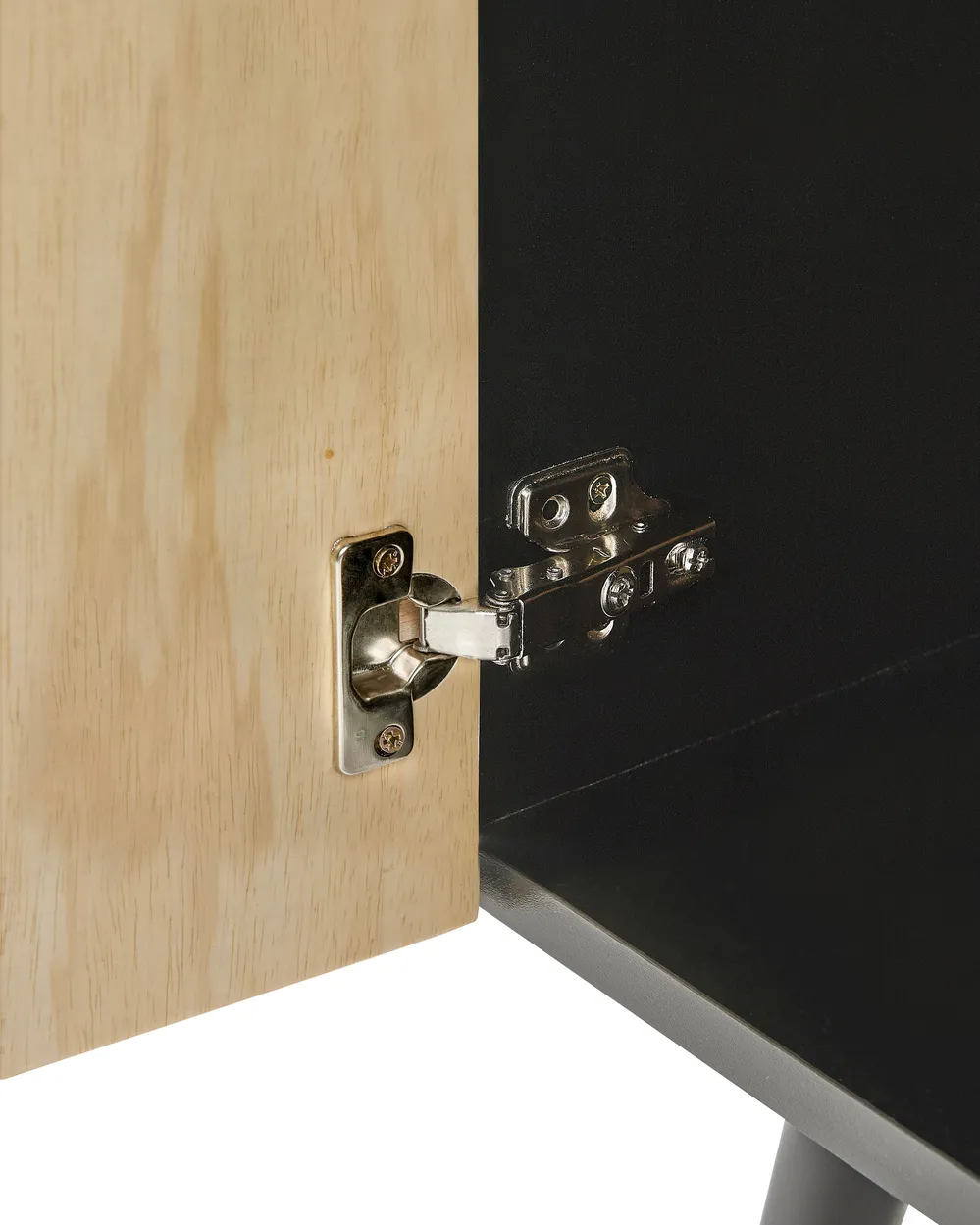 Bedside Table DALCROSS Brown/ Black_946650
