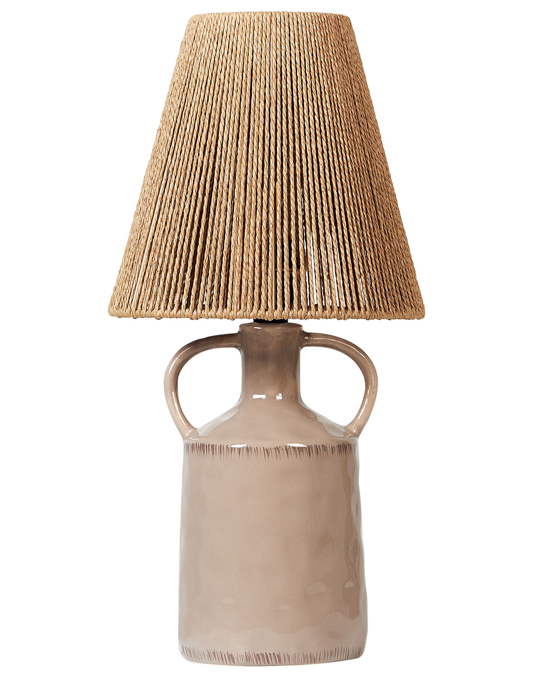 Bordslampa keramik taupe LARISSOS_897321