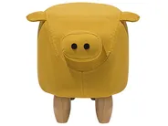 Animal Stool PIGGY Pig Fabric Yellow_710642