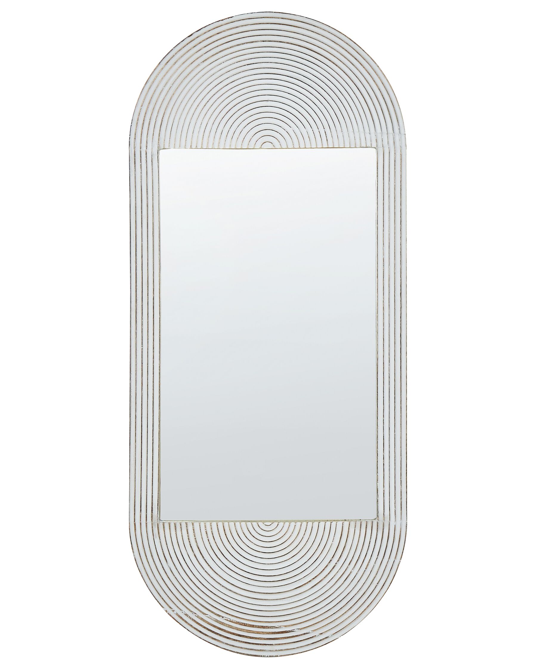 Specchio da parete legno bianco sporco 56 x 130 cm BRIANT_899760