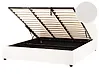 Ottoman Bed VAUCLUSE Boucle Off-White 180 x 200 cm (EU Super King)