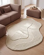 Rug NEVANA Off-White 160 x 230 cm Wool_1131604