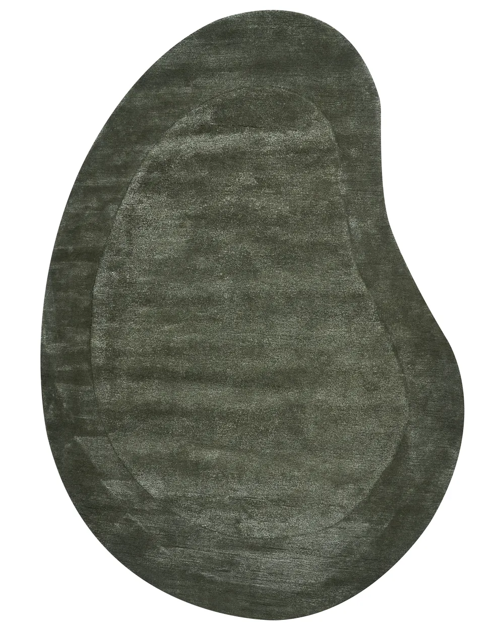 Dywan MASSO Ciemnozielony 160 x 230 cm Wiskoza