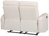 Velvet Manual Recliner Living Room Set White VERDAL_904819