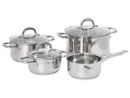 7 Piece Pot Set PRIMECOOK Stainless Steel Silver_1043269