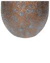 Decoratieve vaas bruin steen-look keramiek BRIVAS_742432