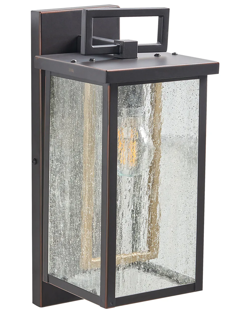 Kültéri falilámpa GALA Mozgásérzékelővel Fekete