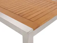 Set da pranzo da giardino 8 posti GROSSETO Legno d'eucalipto Marrone/Beige_768544