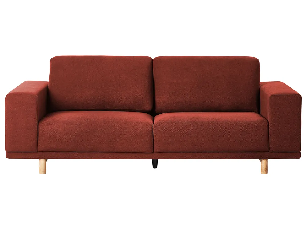 Soffa 3-sits NIVALA Bouclé Off-White | Beliani.se
