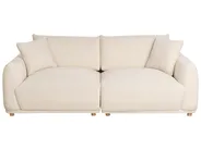 Sofa 3 Seater JUBEK Boucle Off-White_1078380