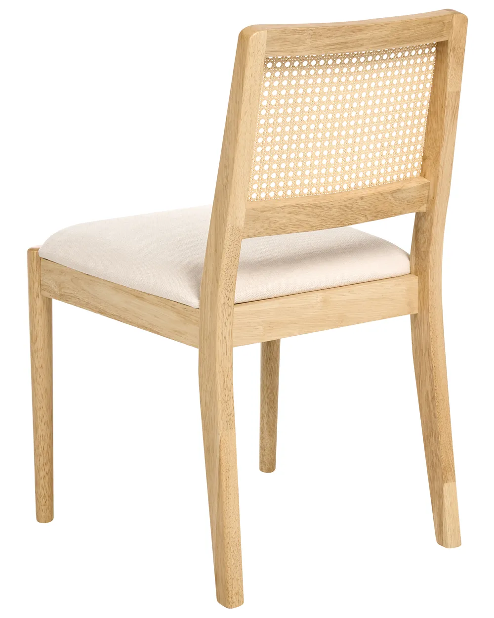Set of 2 Dining Chairs TAMARAC Wood Light Brown_1013768