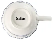 Set med 20 matserviser BAY LEAF Porslin Vit/ Blå_1191740