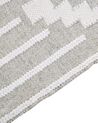 Vloerkleed polyester grijs/wit 160 x 230 cm TABIAT_852869