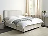 Adjustable Bed Fabric DUKE II 160 x 200 cm (EU King Size) Light Beige