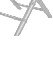 Set di 4 sedie da pranzo Pieghevole MACHIAS Legno di faggio Argento_775182