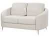 Conjunto de sofás com 6 lugares em tecido creme claro TROSA_910965
