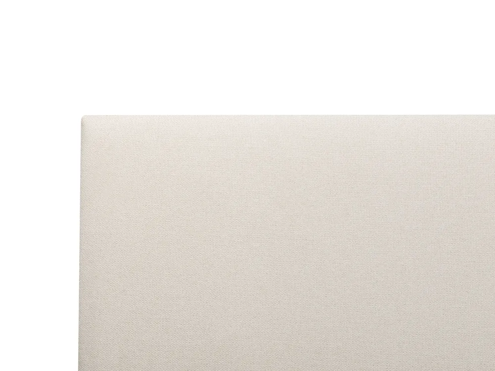Ottoman Bed CAMPAGNE Fabric Light Beige 160 x 200 cm (EU King Size)_972053