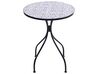 Metal Garden Bistro Table ø 60 cm Black CAMPRENA _930808