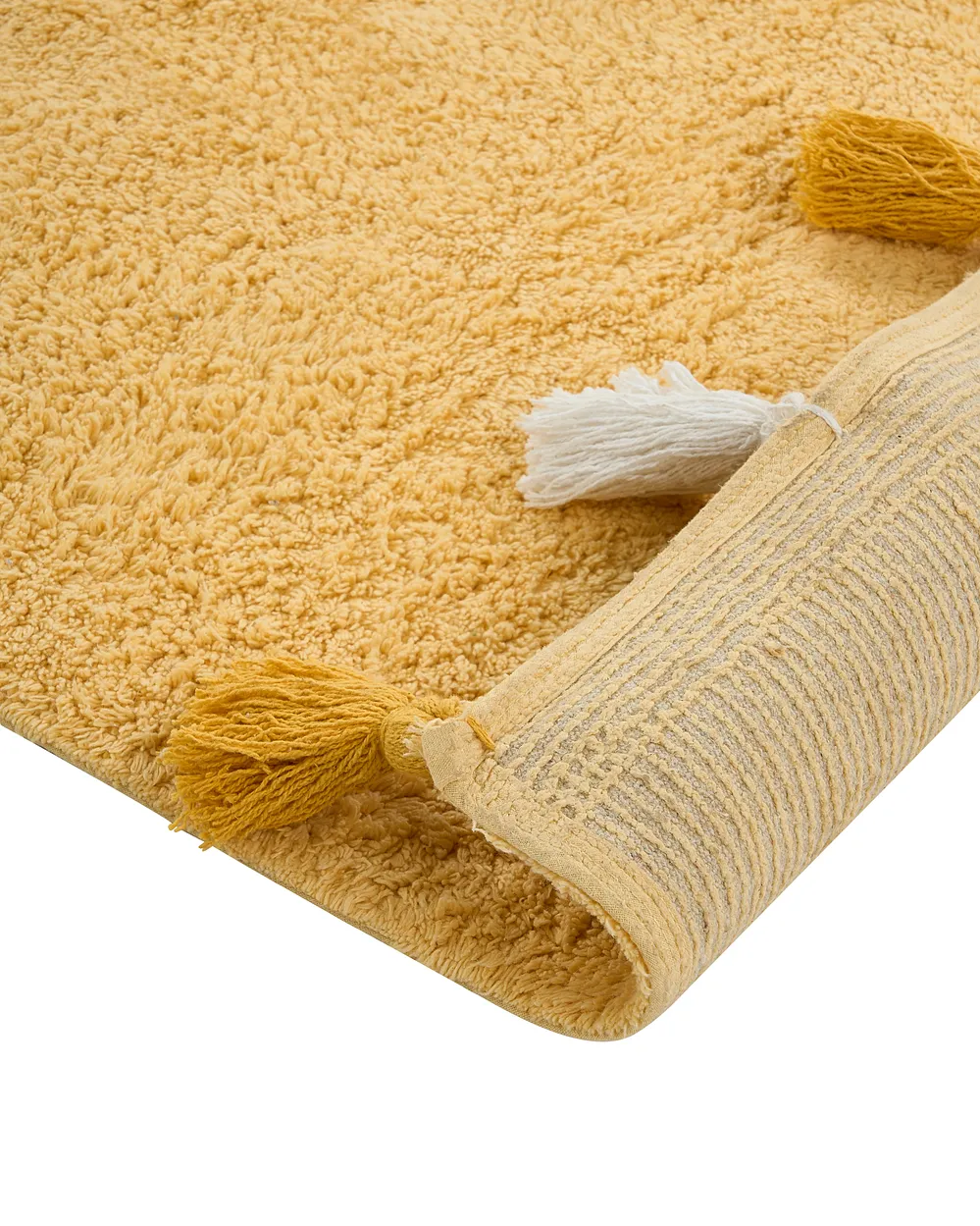 Kids Rug KODINHI  Yellow 140 x 200 cm Cotton_1155147