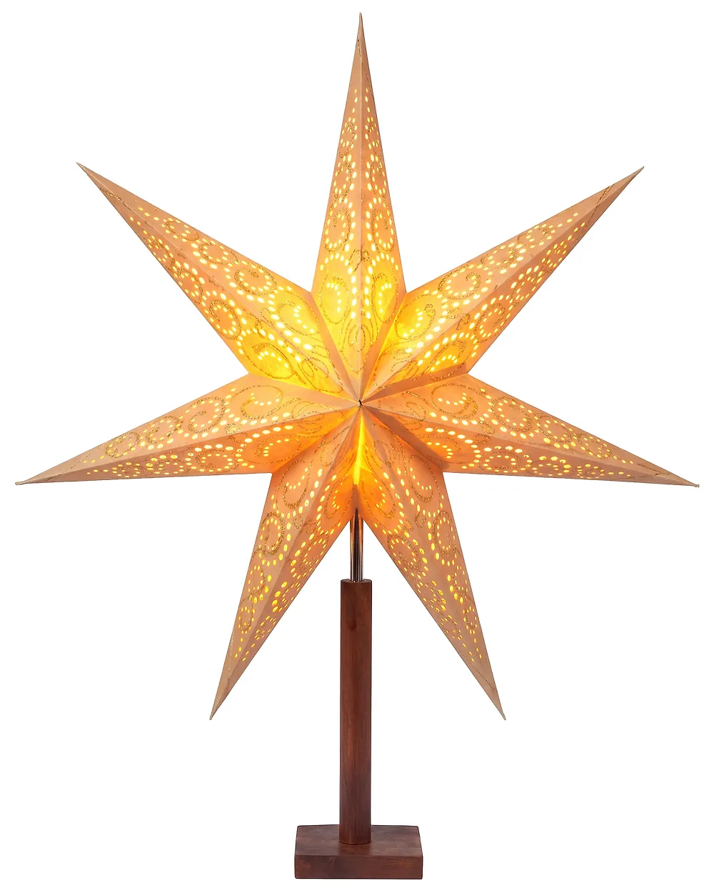 Estrella de Navidad MANA 70 cm Beige