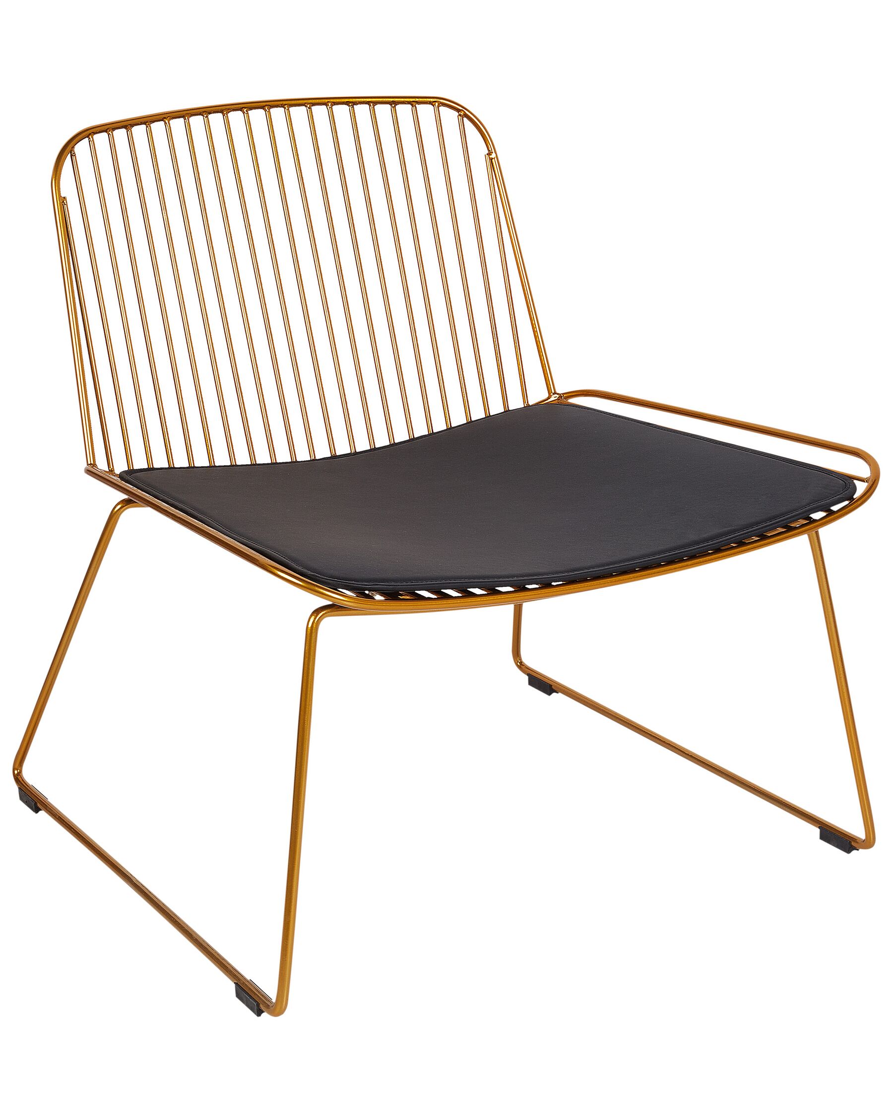 Metal Accent Chair Gold SNORUM_907711