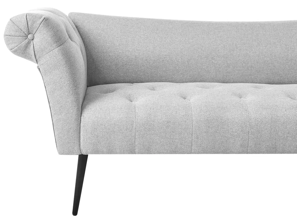 Chaise Longue NANTILLY Fabric Light Grey_996617