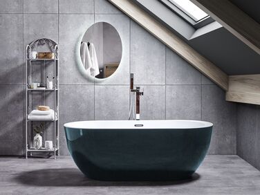 Freestanding Bath 1700 x 800 mm Green NEVIS