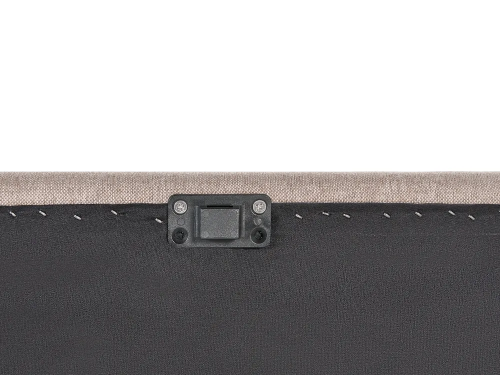 Garden Sofa 3 Seater LORETELLO Beige Right Hand_872315