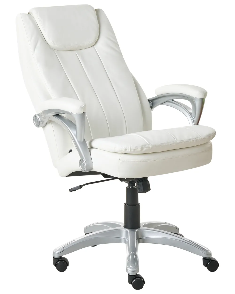 Executive Chair CHIEF Faux Leather Off-White - Main Image