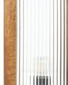 Tischlampe Mango Holz hellbraun 50 cm geometrisch KOLIDAM_868161