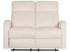 Velvet Manual Recliner Living Room Set White VERDAL_904816