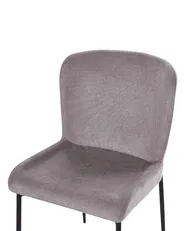 Set di 2 sedie da pranzo ADA Grigio scuro_873326