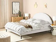 Bed Boucle MARGUT 180 x 200 cm (EU Super King) White_1154630