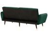 Velvet Sofa Bed Emerald Green VIMMERBY_771559