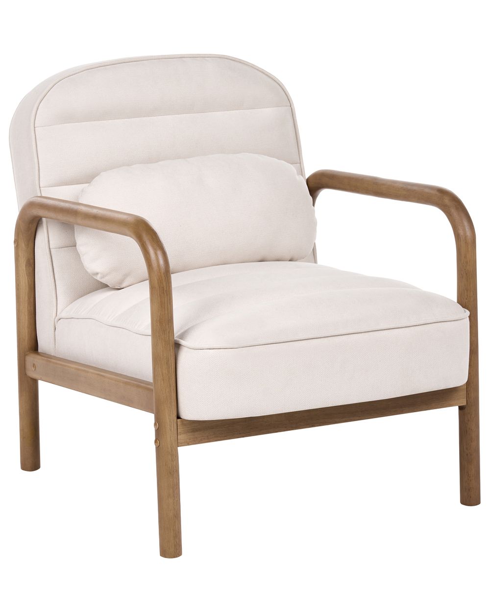 Sessel AGGER Stoff Hellbeige