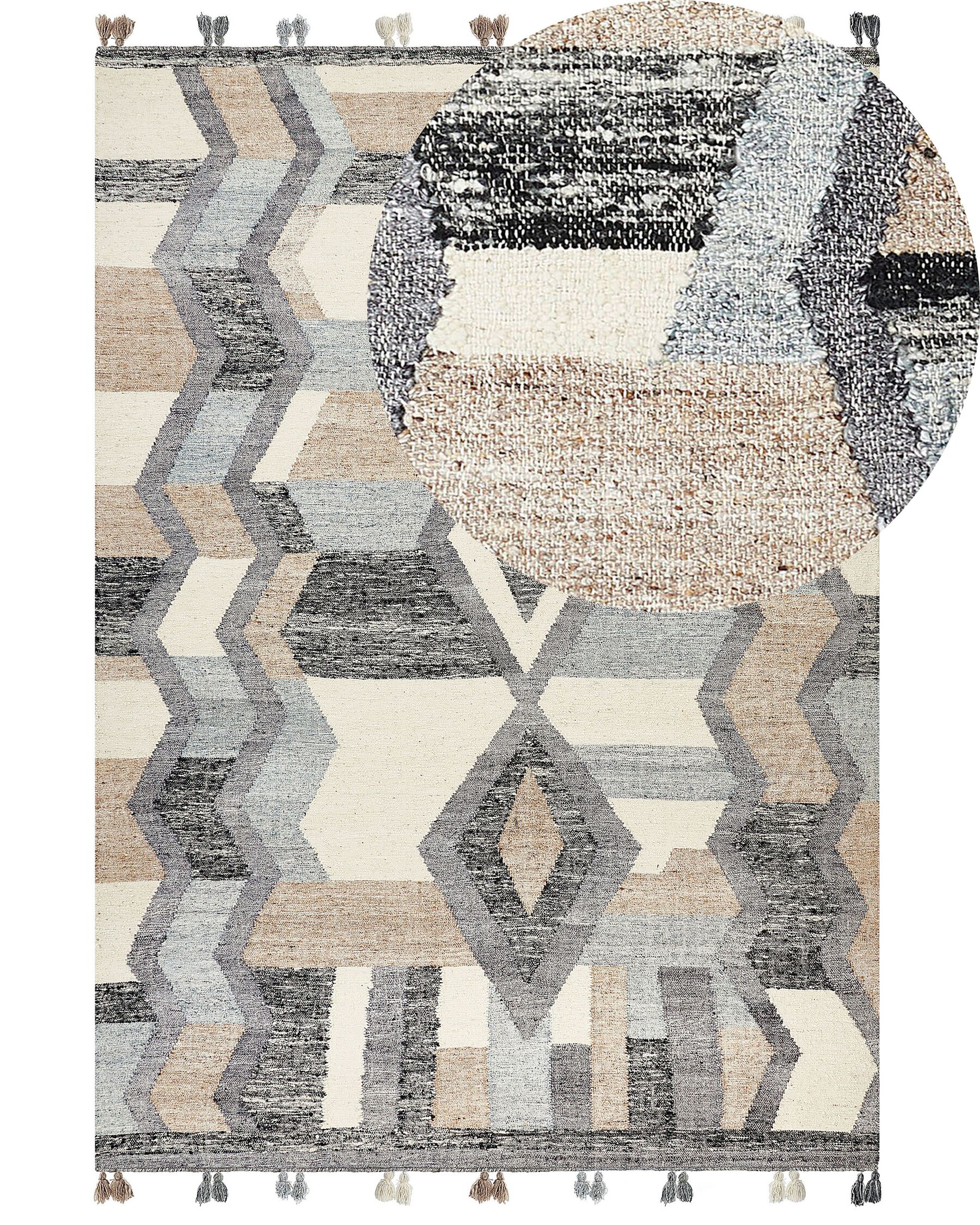 Tappeto kilim lana multicolore 200 x 300 cm AYGEZARD_859210