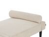 Fabric Chaise Lounge Beige MAURIAC _924582