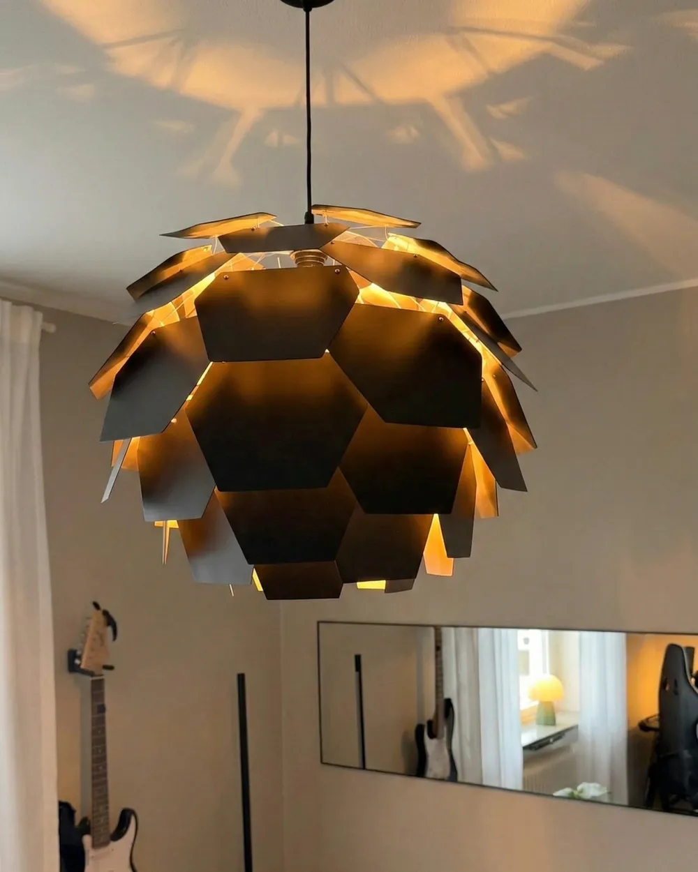 Pendant Lamp SEGRE L Black_1062193
