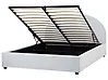 Ottoman Bed VAUCLUSE Chenille Light Blue 160 x 200 cm (EU King Size)