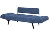 Divano letto  con  rivestimento blu navy BREKKE_731146