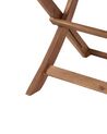 Lot de 4 chaises de jardin en bois d'acacia certifié clair PARAGGI_928467