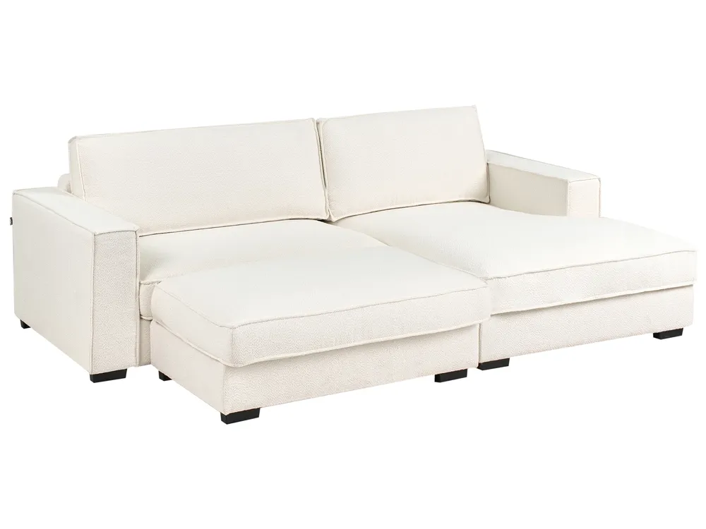 Corner Sofa RENDERS with Ottoman Boucle Off-White Left Hand_988588