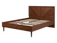 Bed MIALET 140 x 200 cm (EU Double) Dark Brown_748170