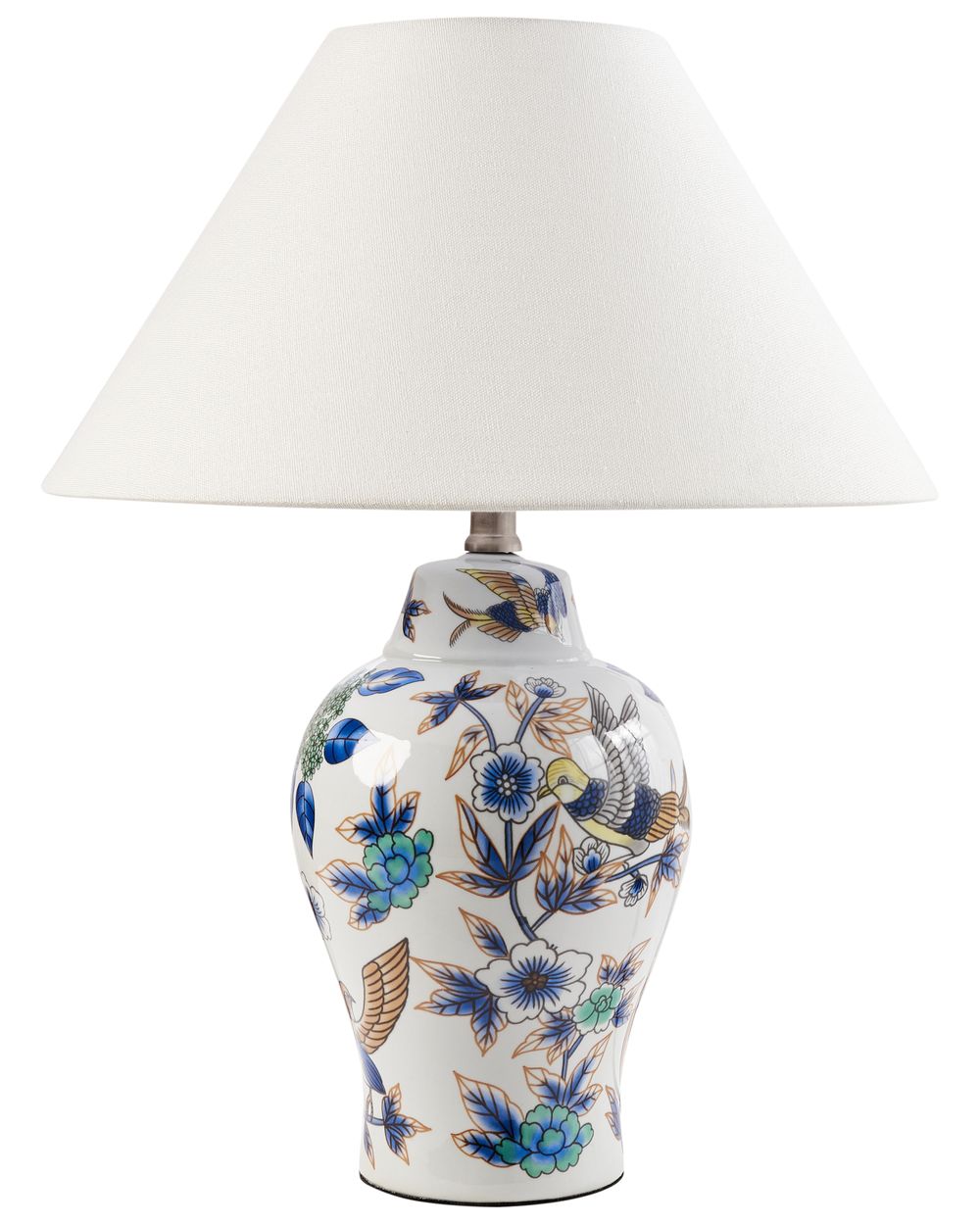 Table Lamp MORACA Porcelain White/ Blue