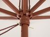 Tuinset 8-zits met parasol acaciahout lichthout/taupe MAUI II_926982