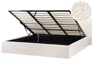 Ottoman Bed ORBEY Boucle Off-White 180 x 200 cm (EU Super King)_964688