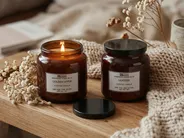 Set of 2 Scented Candles ABSOLUTE ALCHEMY Soy Wax Fruity Notes Fresh Notes_874728