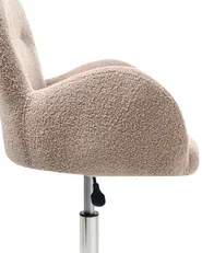 Desk Chair PRIDDY Boucle Beige_1006299